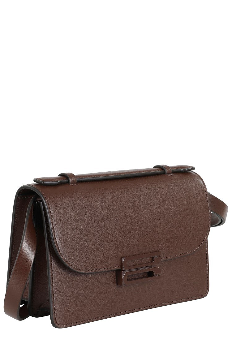 Victoria Beckham Brown Tonal Mini Dorian Bag