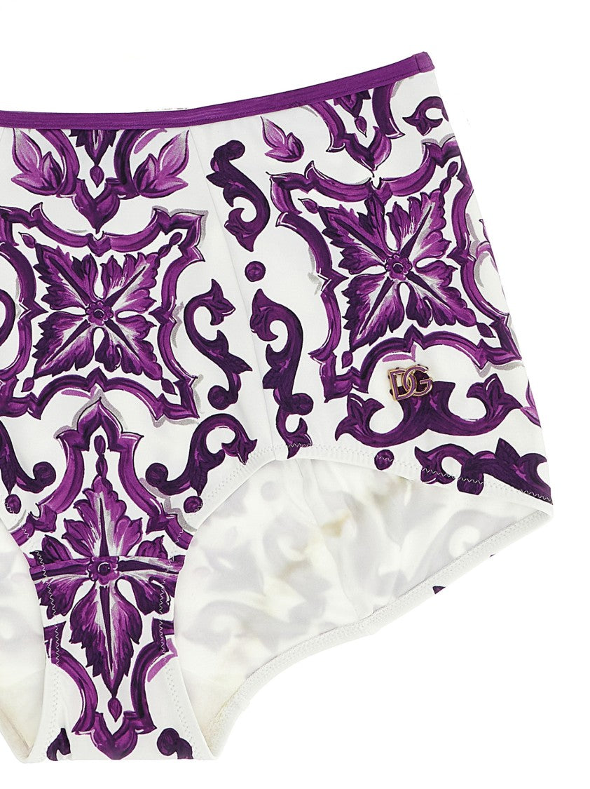 Dolce & Gabbana 'Maiolica' Print Bikini