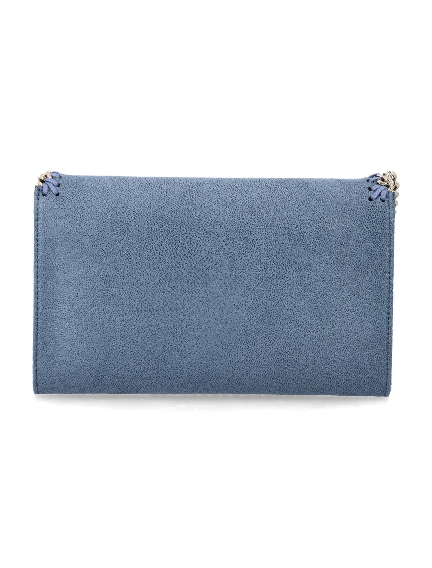 Stella Mccartney Blue Falabella Crossbody Wallet