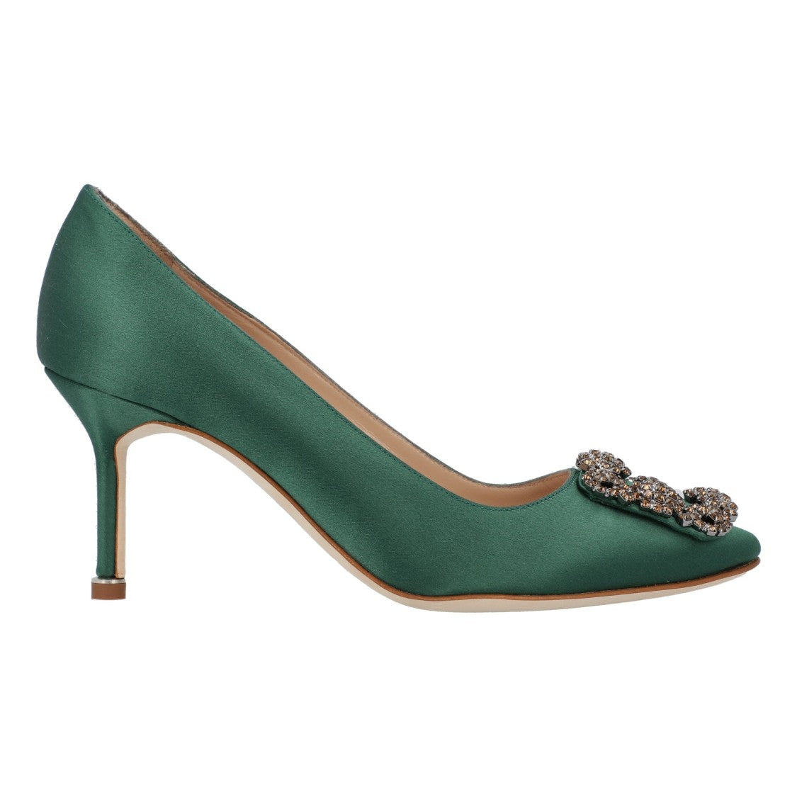 Manolo Blahnik Hangisi 070 Pump Green