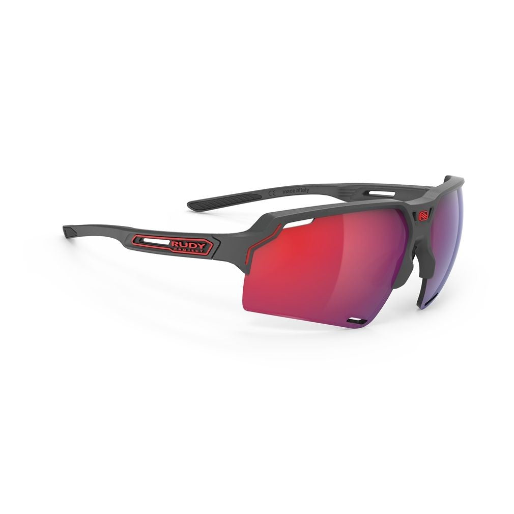Rudy Project Deltabeat Charcoal Matte Sporty Angular Sunglasses