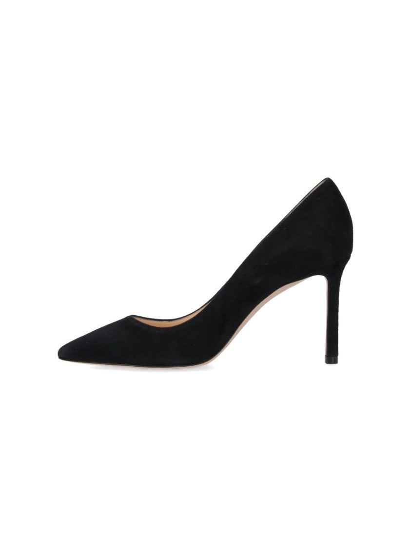 Jimmy Choo Pointed-Toe Slip-On Pumps With Stiletto Heel