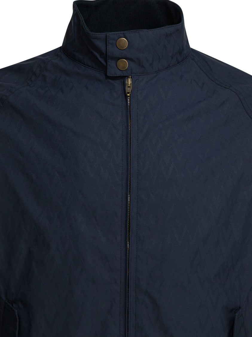 Valentino Textured Zip-Up Jacket