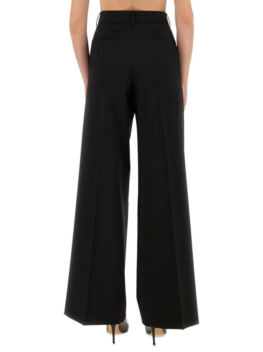 Sportmax High-Waisted Wide-Leg Pants With Tailored Pleats