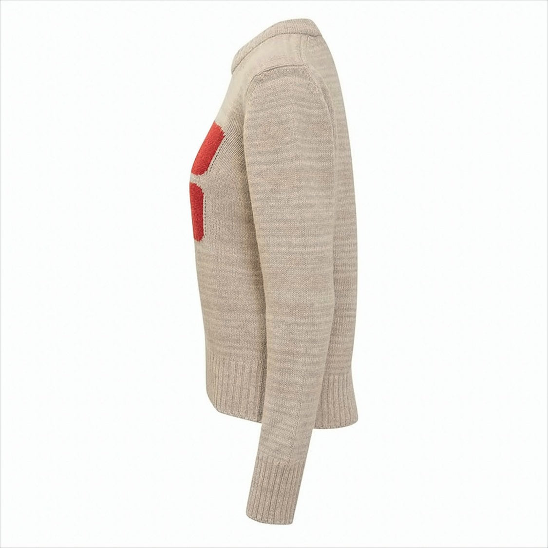 Ganni Relaxed Fit Butterfly Graphic Pullover Sweater