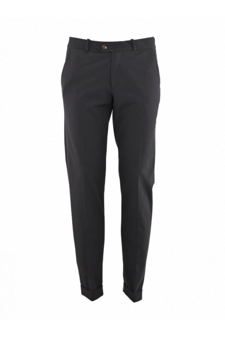 Rrd Black Wool Blend Trousers