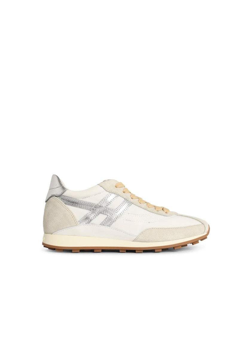 Hogan 'H699' White Leather Blend Sneakers