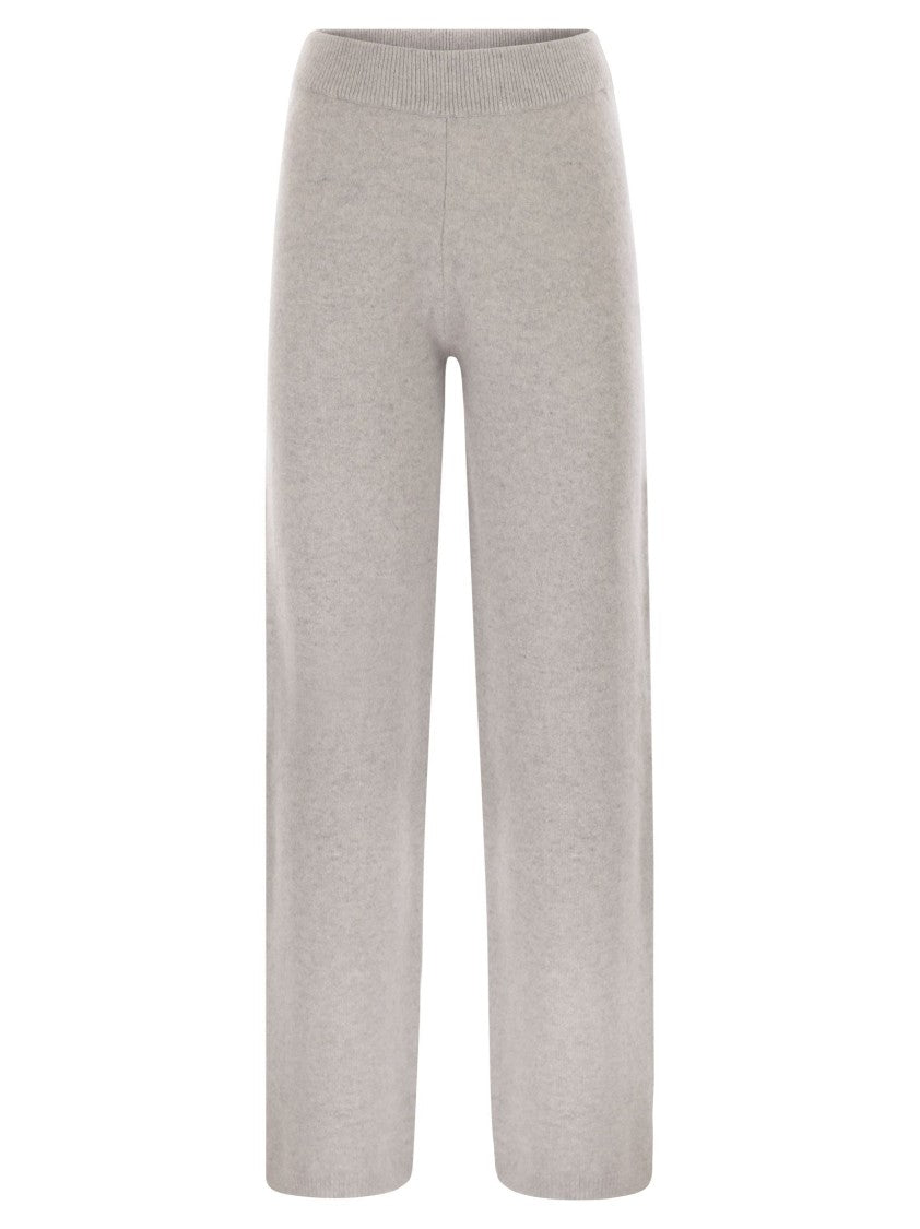Peserico Wool And Cashmere Trousers With Lurex
