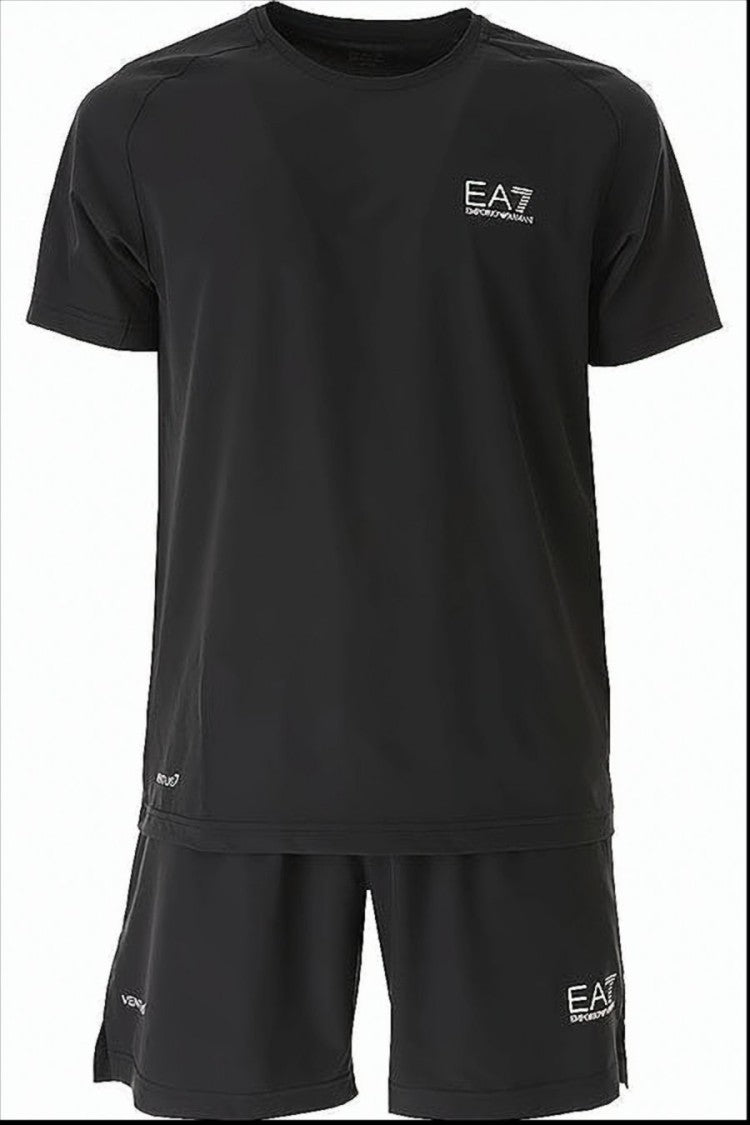 Ea7 Emporio Armani Two-Piece Activewear Set With Logo Detailing