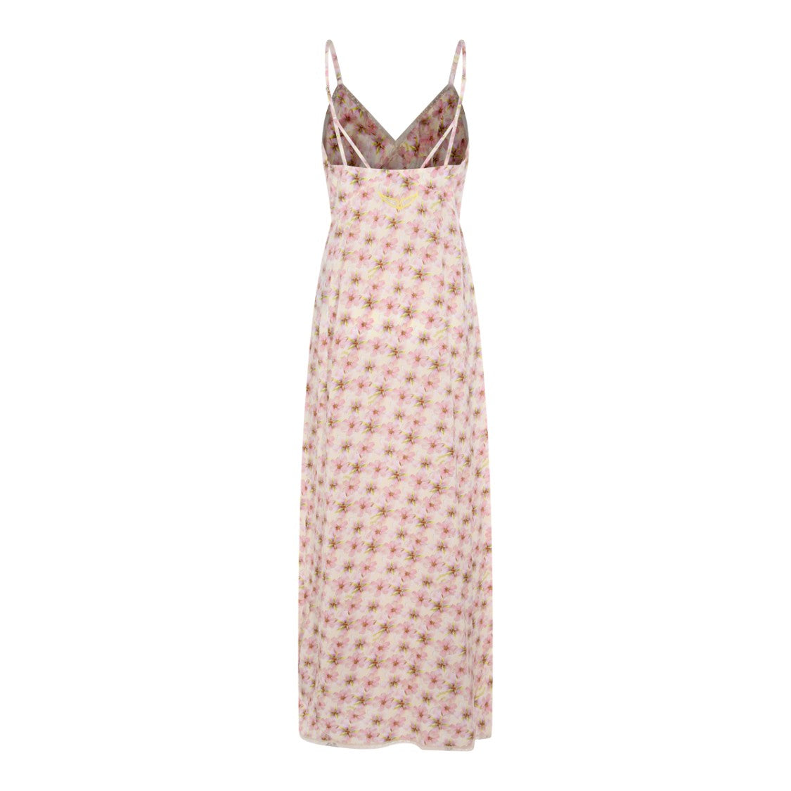 Zadig & Voltaire Pink Floral Viscose Midi Dress