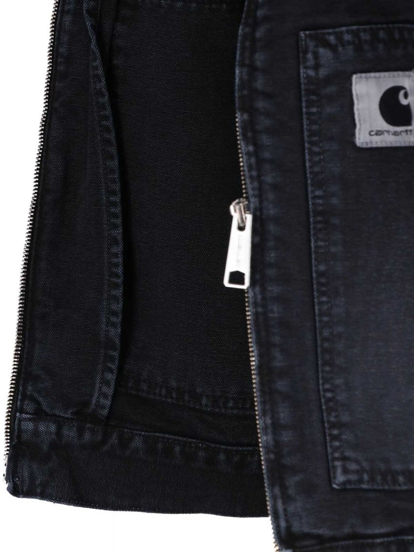 Carhartt Wip Black Og Arcan Organic Cotton Jacket
