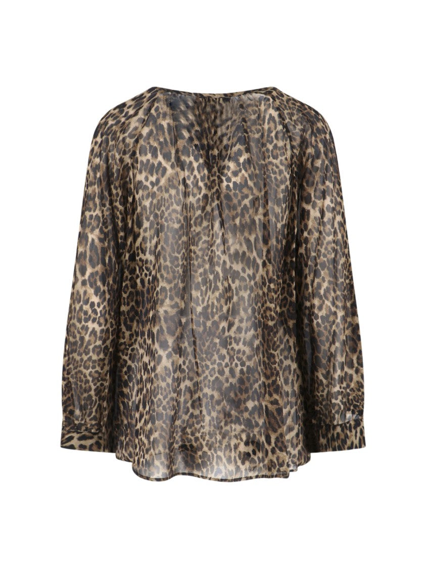 Nili Lotan Silk Chiffon Blouse