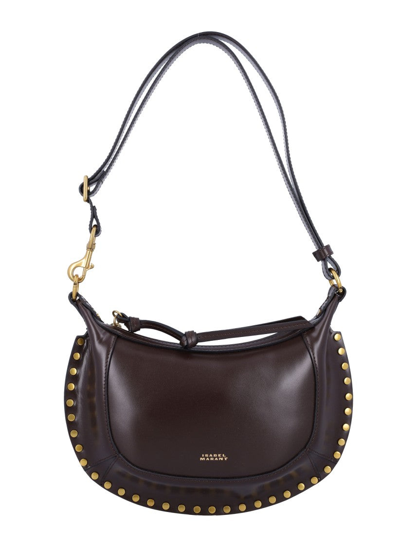 Isabel Marant Soft Leather Oskan Moon Shoulder Bag