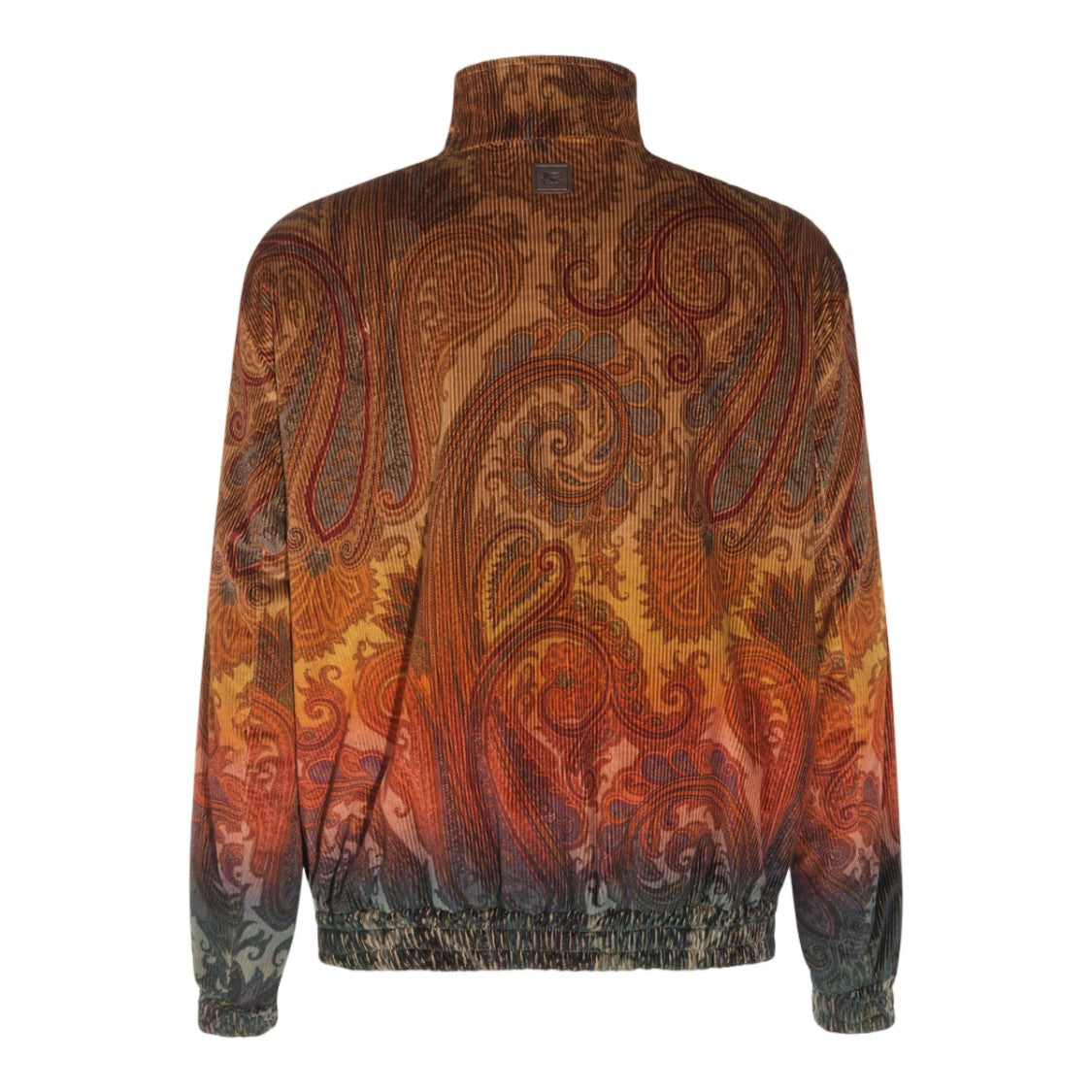 Etro Paisley Design Sweater With High Collar