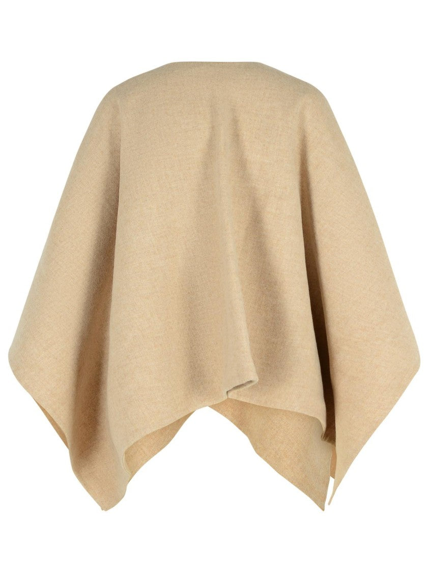 Max Mara 'Serra' Alpaca Sand Blend Shawl