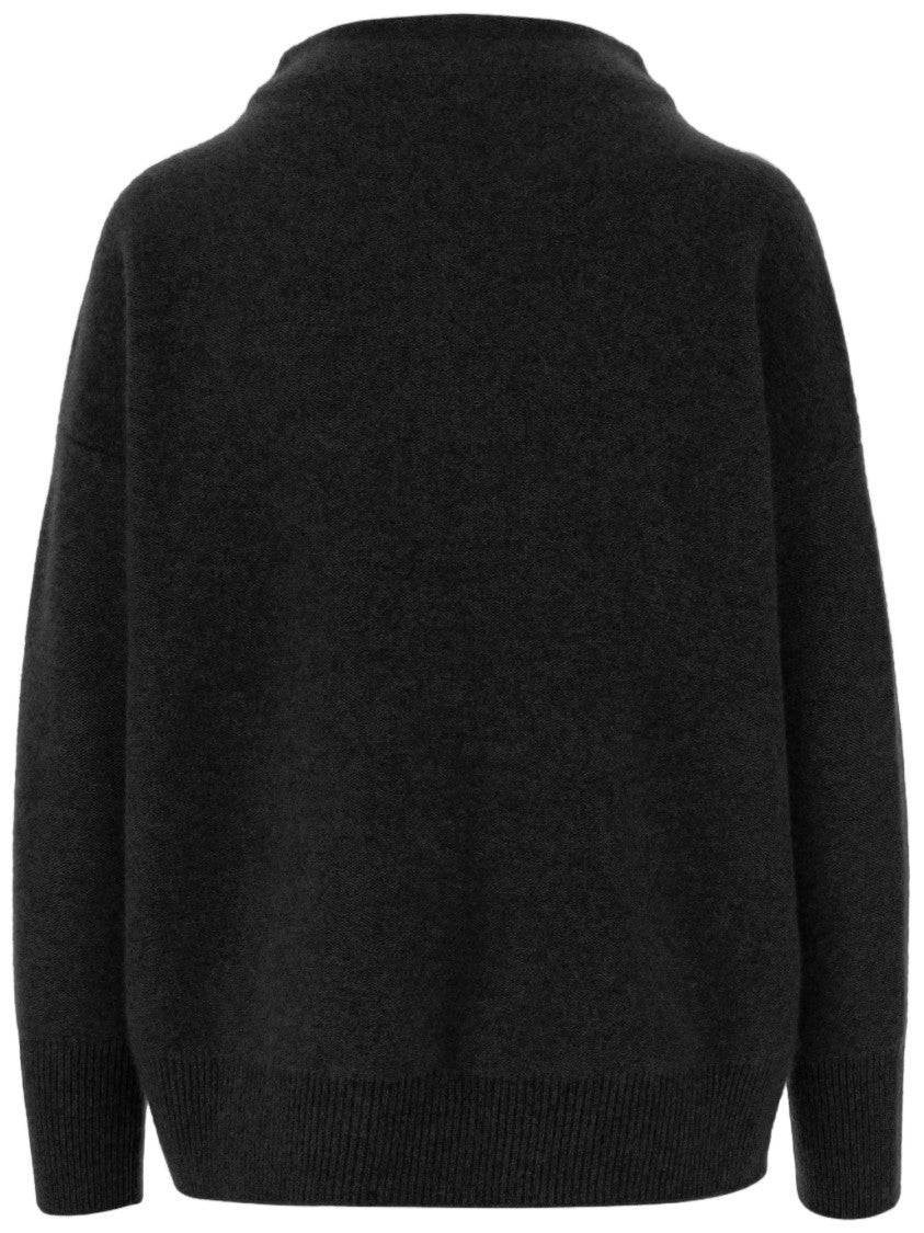 Vince Turtleneck Cashmere Sweater With Ribbed Cuffs