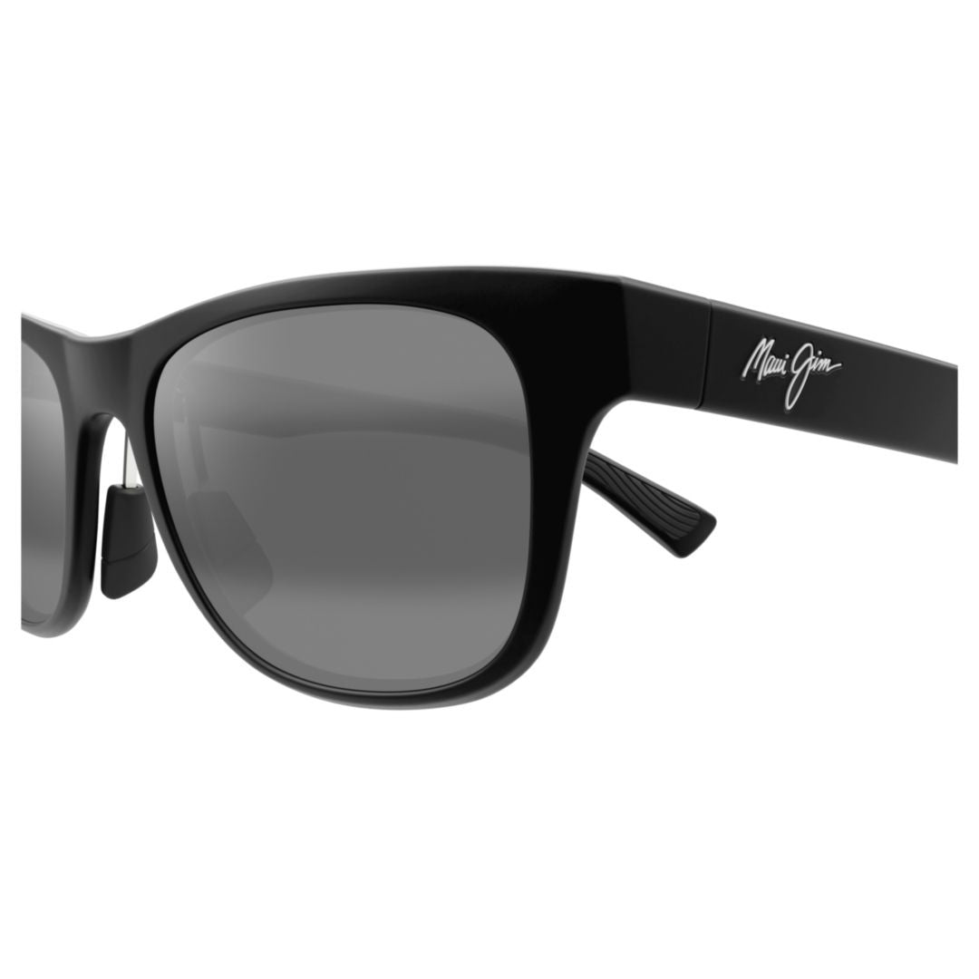 Maui Jim Black Mj0684s Glossy Rectangular Sunglasses