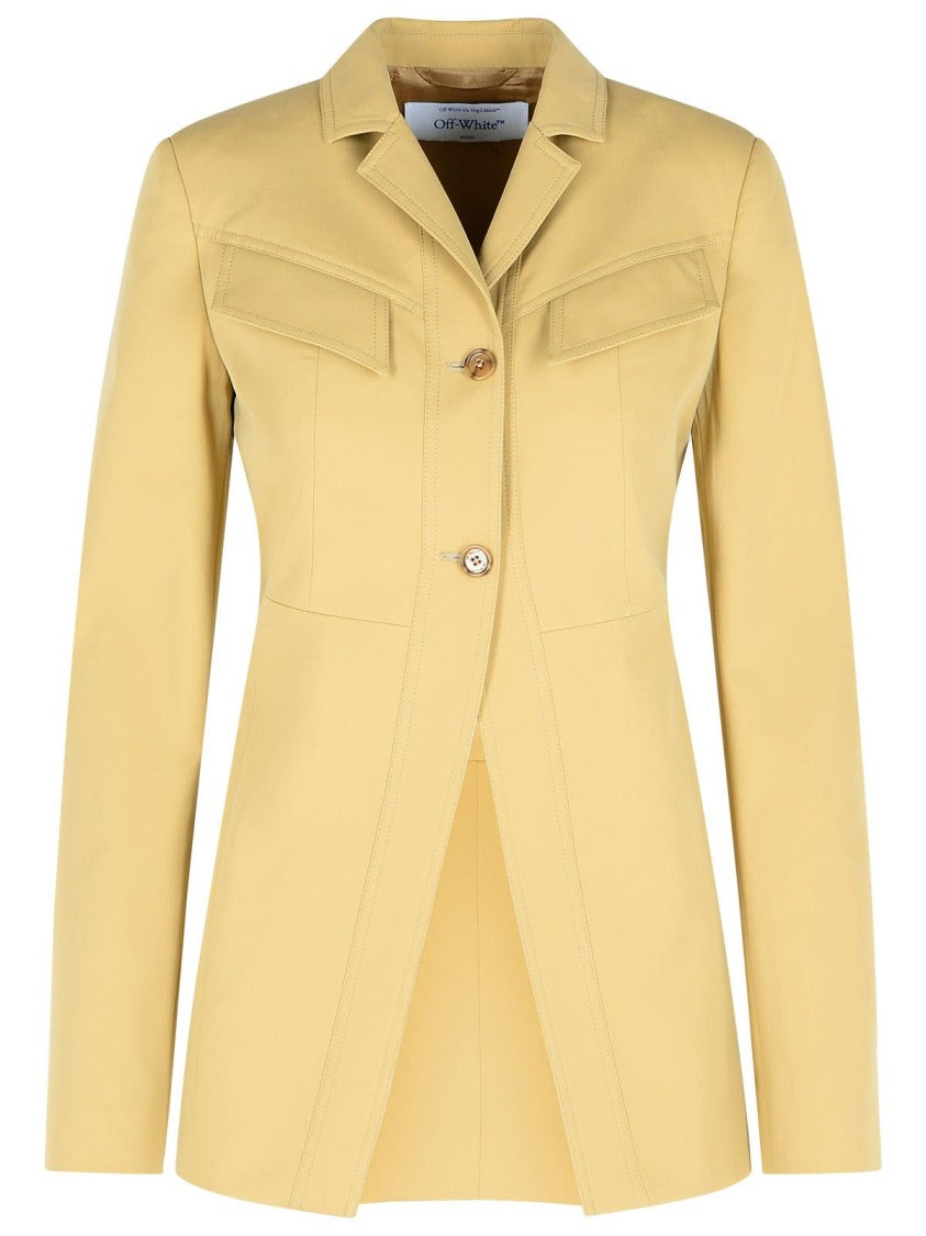 Off-White Toybox' Beige Cotton Jacket