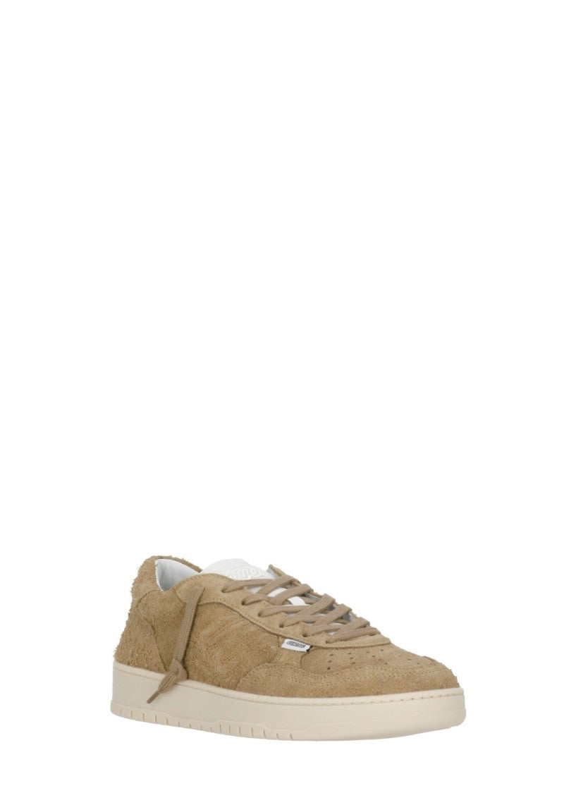 Evenu Equal Light Brown Suede Low-Top Sneakers