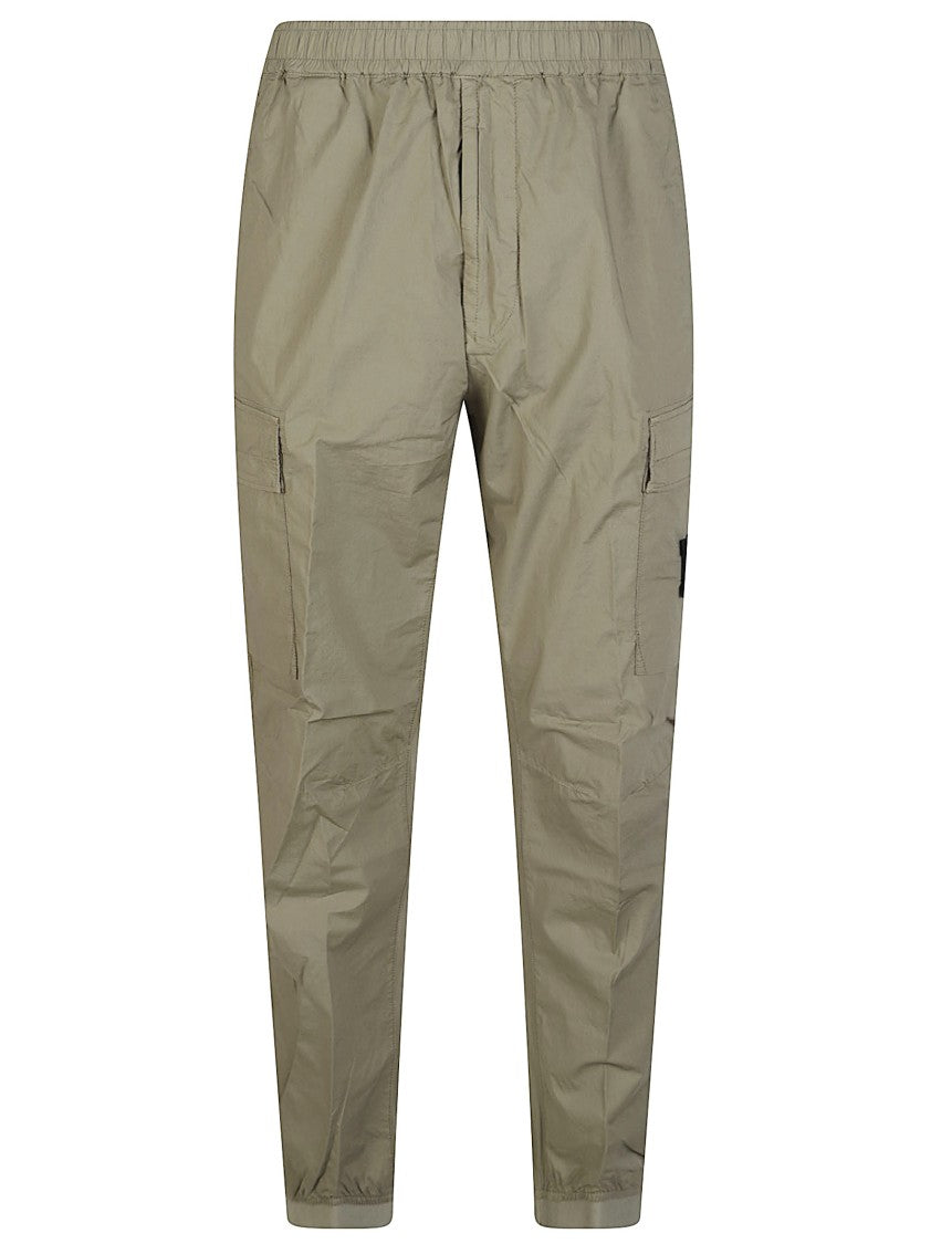 Stone Island Regular Fit Tapered Stretch Cotton Pants