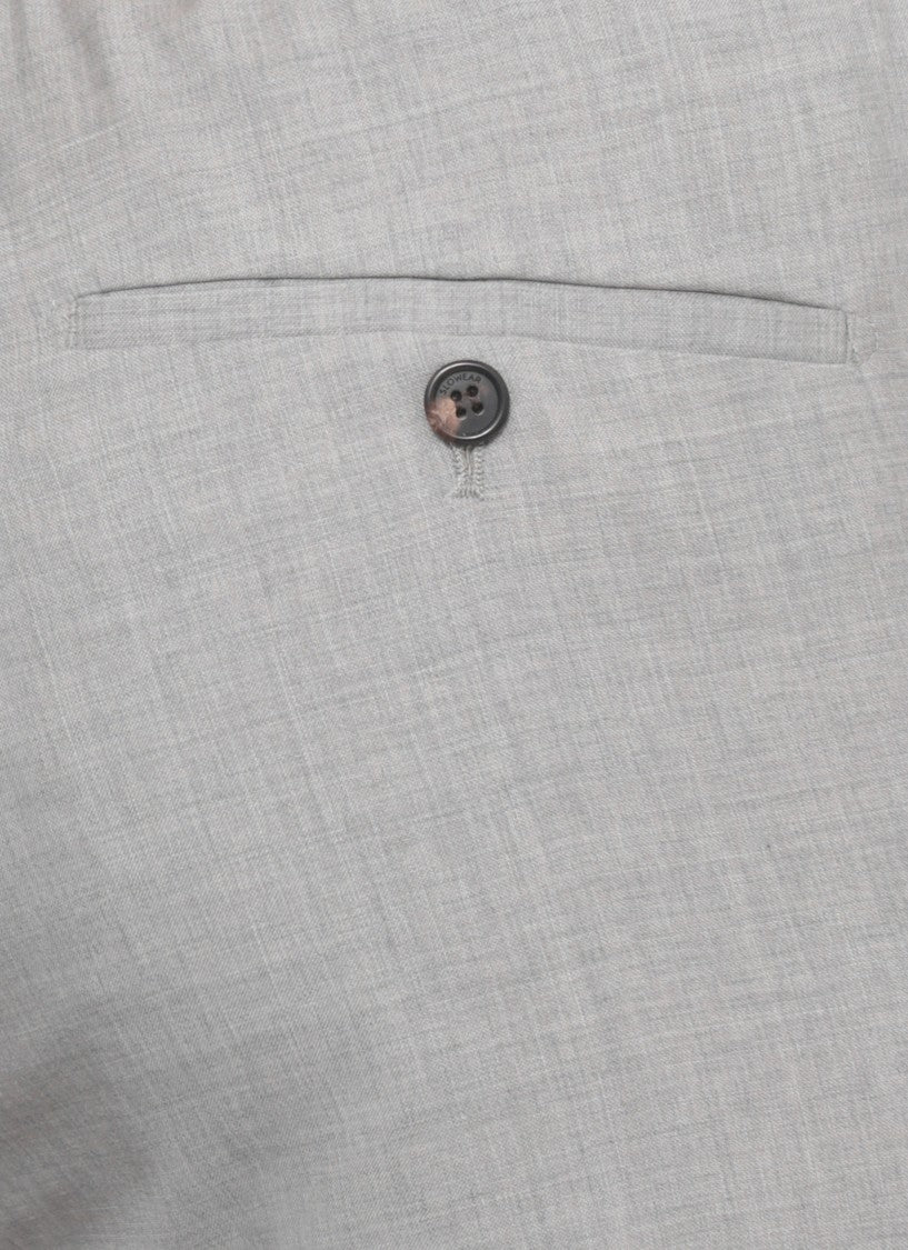 Incotex Grey Wool Pants