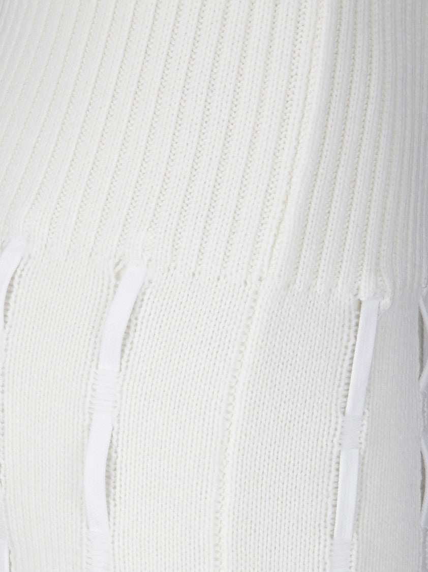 Institution Elegant High-Waisted Wool Skirt