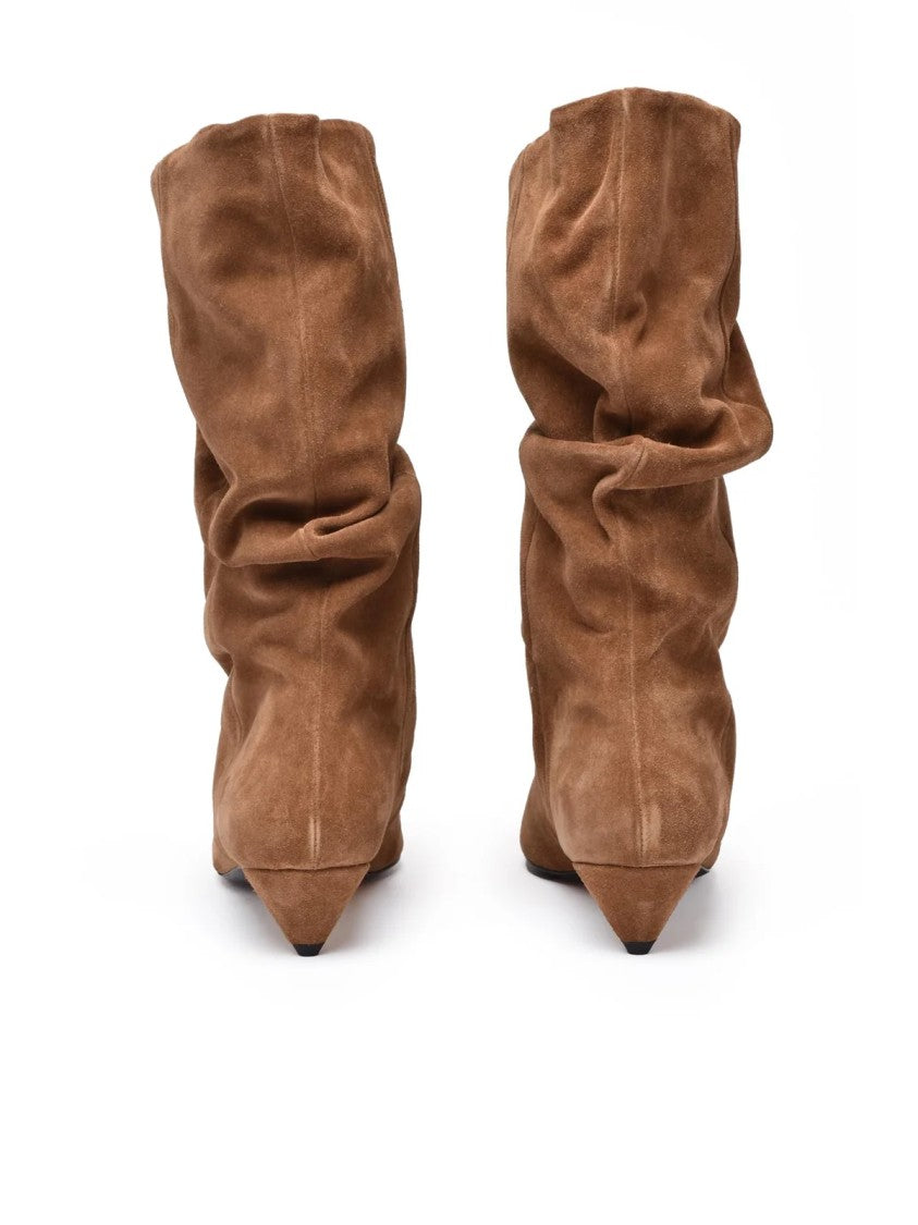 Alchimia Brown Suede Alex Boots