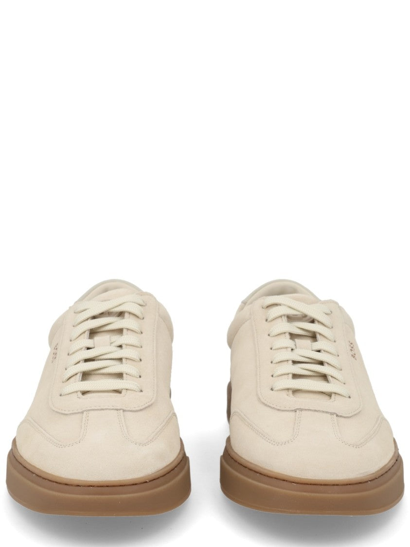 Boss Vinston Cowhide Leather Tonal Sneakers