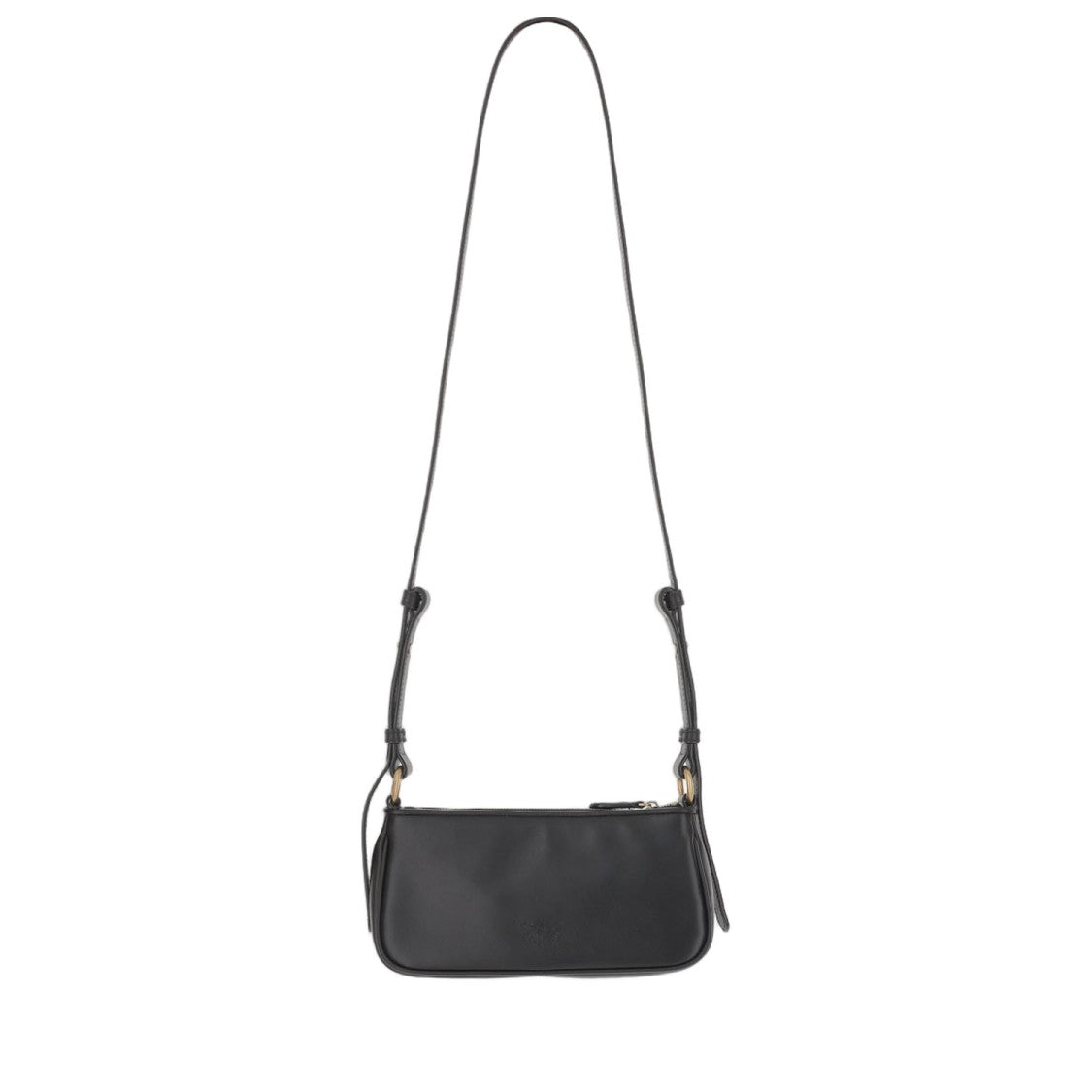 Pinko Half Moon Baguette Mini Leather Bag