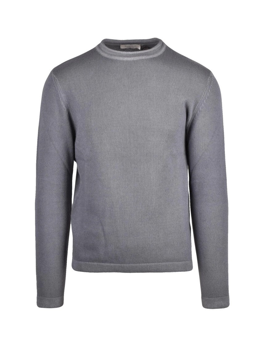 Wool & Co Merino Wool Knit Pullover With Minimalist Design