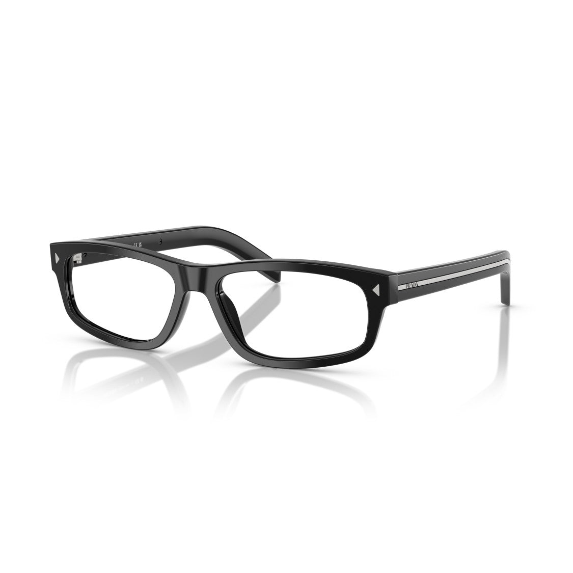 Prada 0Pr B02v Rectangular Acetate Eyeglasses