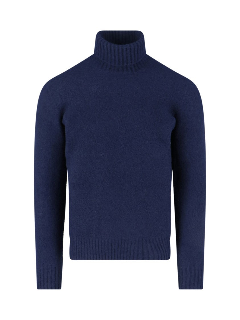 Drumohr Turtleneck Sweater – Navy