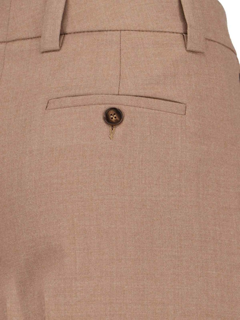 Incotex Medium-Rise Wide-Leg Trousers With Tailored Fit