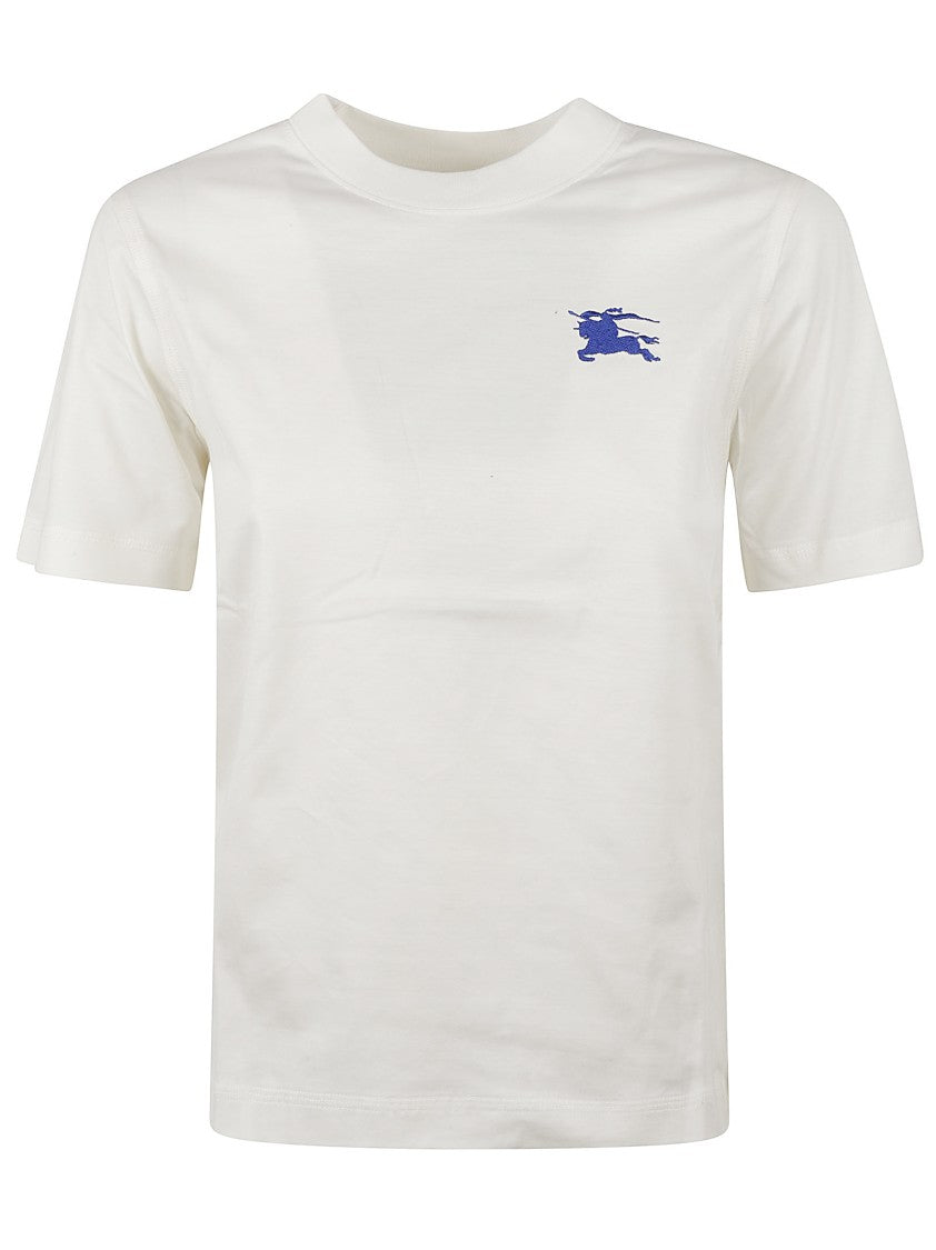 Burberry Relaxed Fit White Cotton T-Shirt