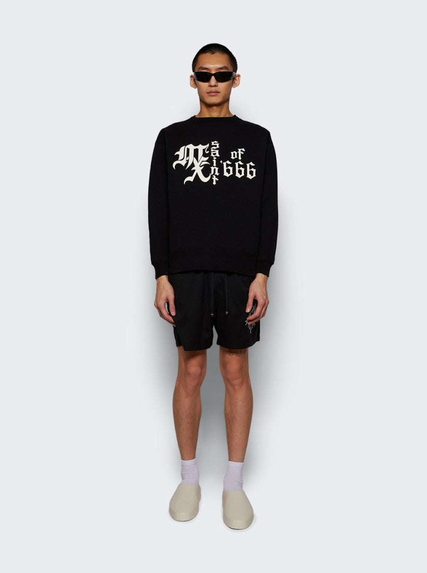 Amiri Starburst Swim Trunk Black