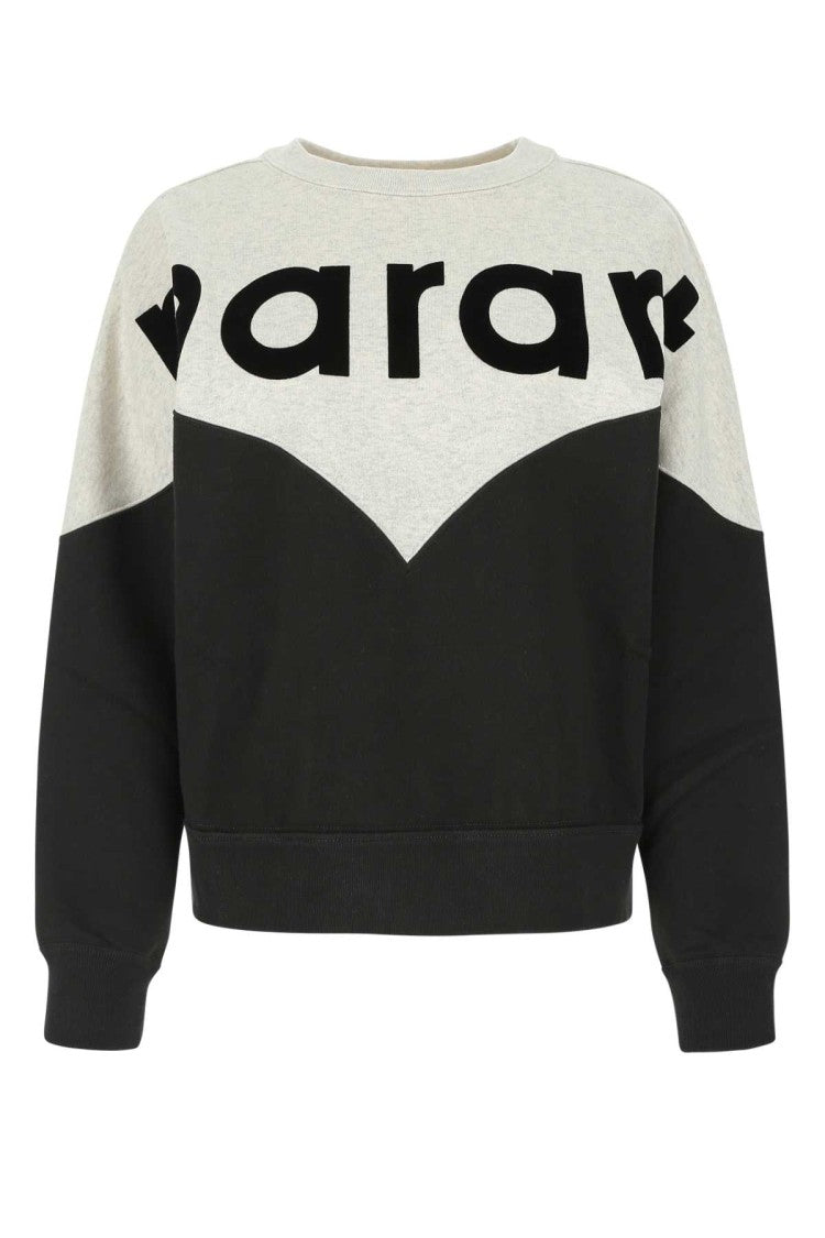 Isabel Marant Étoile Two-Tone Cotton Blend Houston Sweatshirt