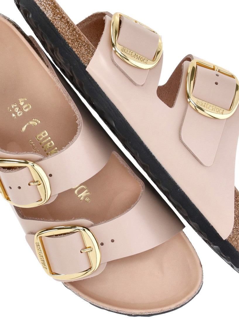 Birkenstock Beige Arizona Large Buckle Sandals