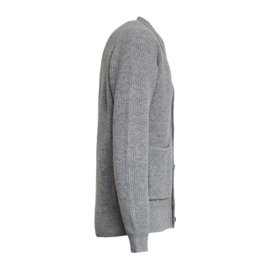 Filippo De Laurentiis English Rib Knit Cardigan With V-Neck