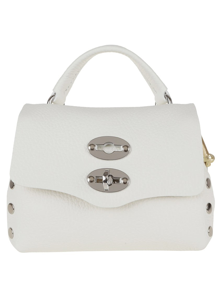 Zanellato Small Structured Handbag With Metallic Accents