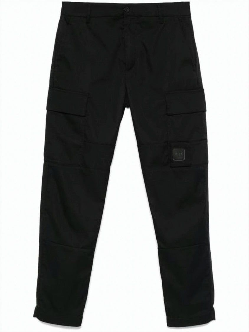 C.P. Company Straight Pants With Cargo Pockets And Smooth Finish