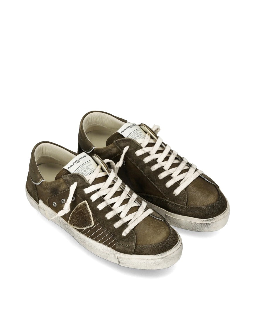 Philippe Model Prsx Low Man Military Sneakers