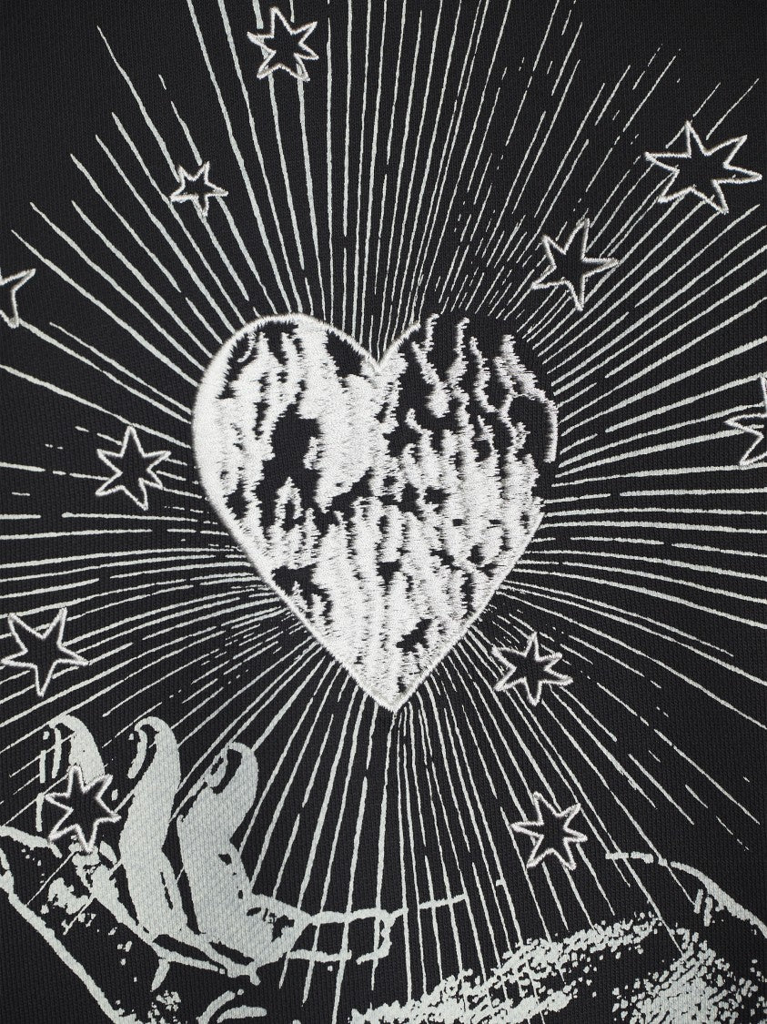 Ganni Relaxed Fit Graphic Hoodie