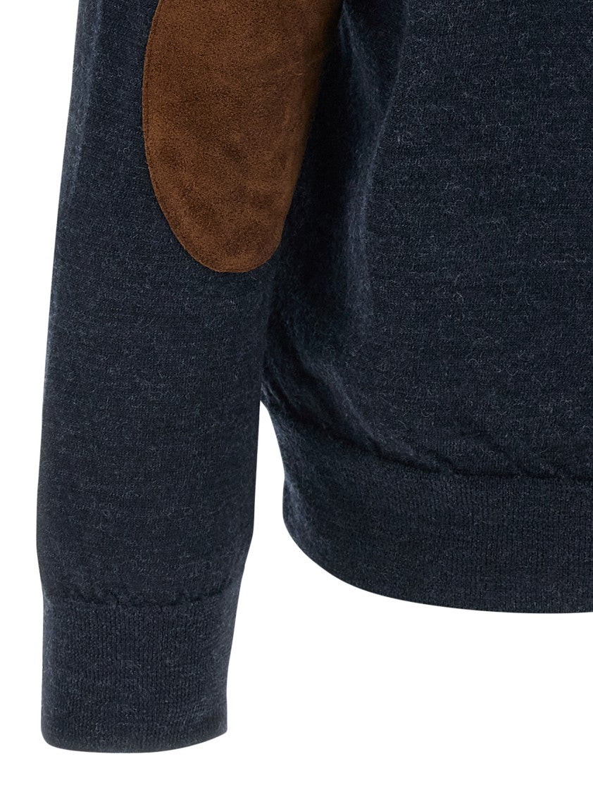 Maison Margiela Suede Patch Cardigan