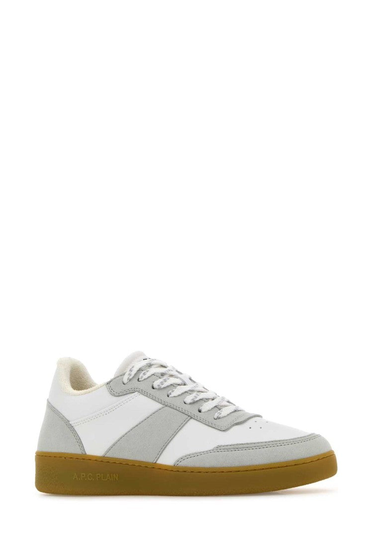A.P.C. Two-Tone Synthetic Leather Plain Sneakers