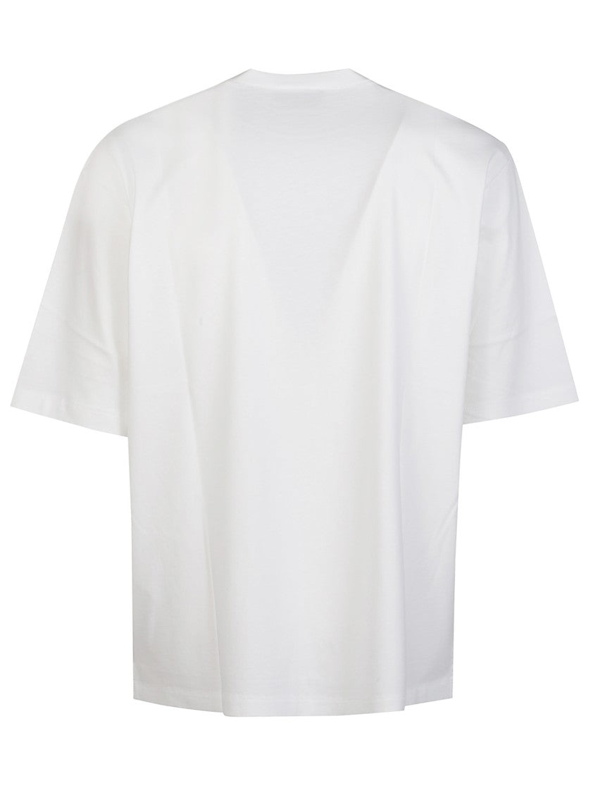 Dsquared2 Loose Fit White Cotton T-Shirt