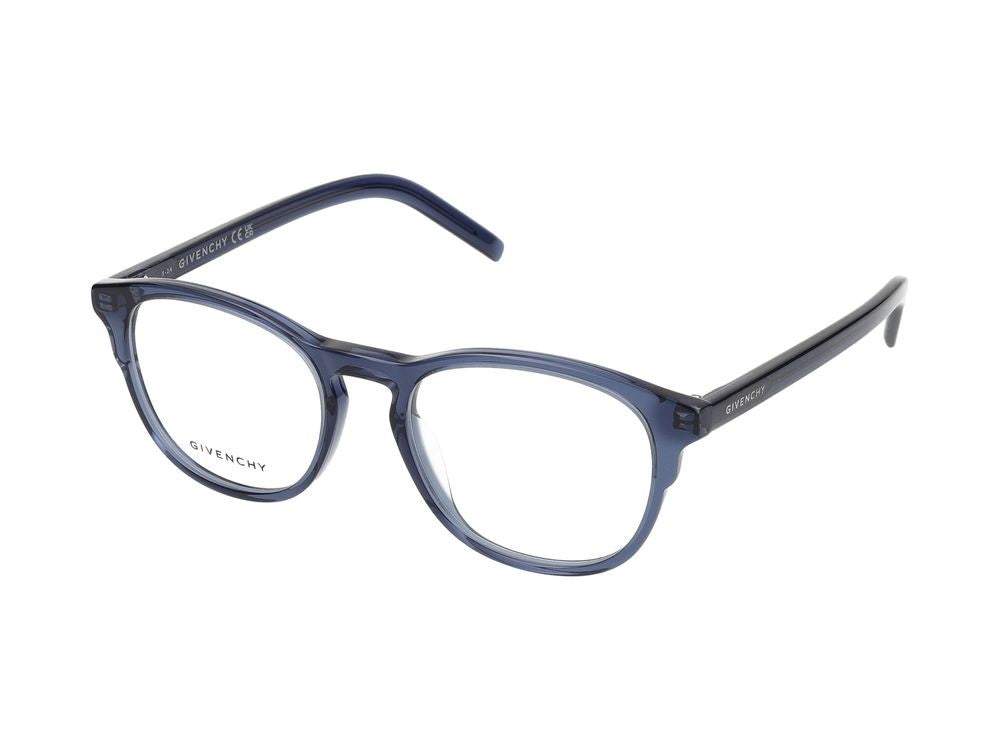 Givenchy Blue Rounded Square Eyeglasses