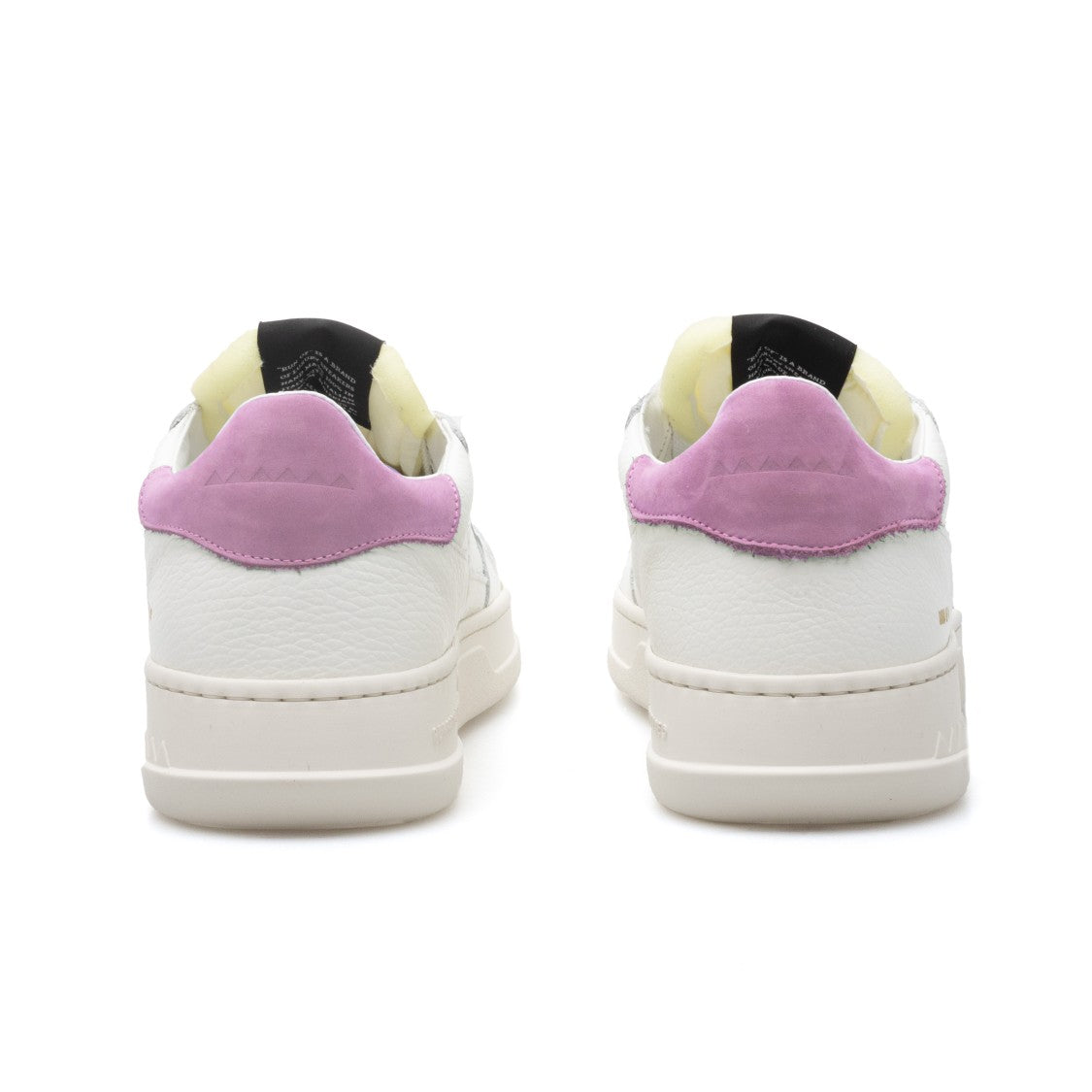Run Of Low-Top Sneakers With Lilac Suede Accent