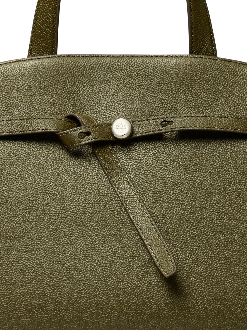 Tory Burch Romy Bauletto Belt Detail Elongated Handbag