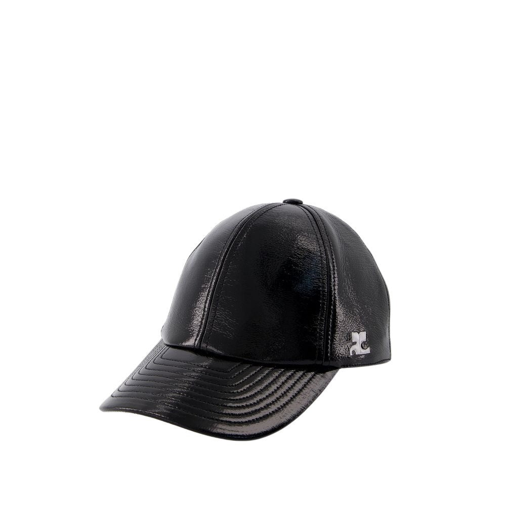 Courrèges Reedition Cap - Vinyl - Black