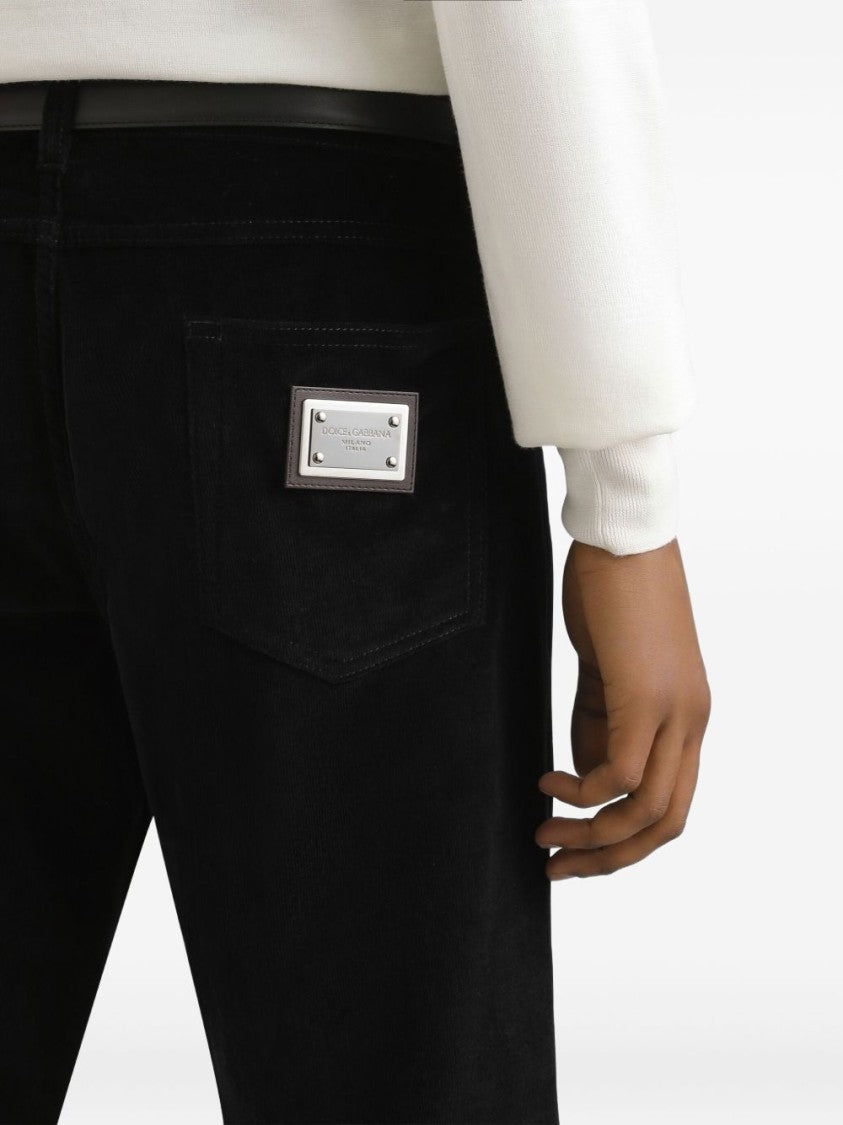 Dolce & Gabbana Regular-Fit Knit Trousers